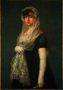 Francisco de Goya Joven dama con mantilla y basquina oil painting picture wholesale